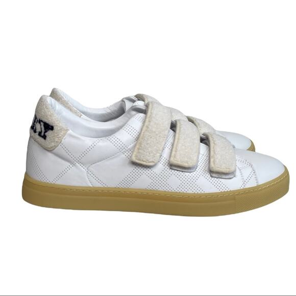 NEW Burberry Men's White Sneakers Size 8 - Picture 4 of 9